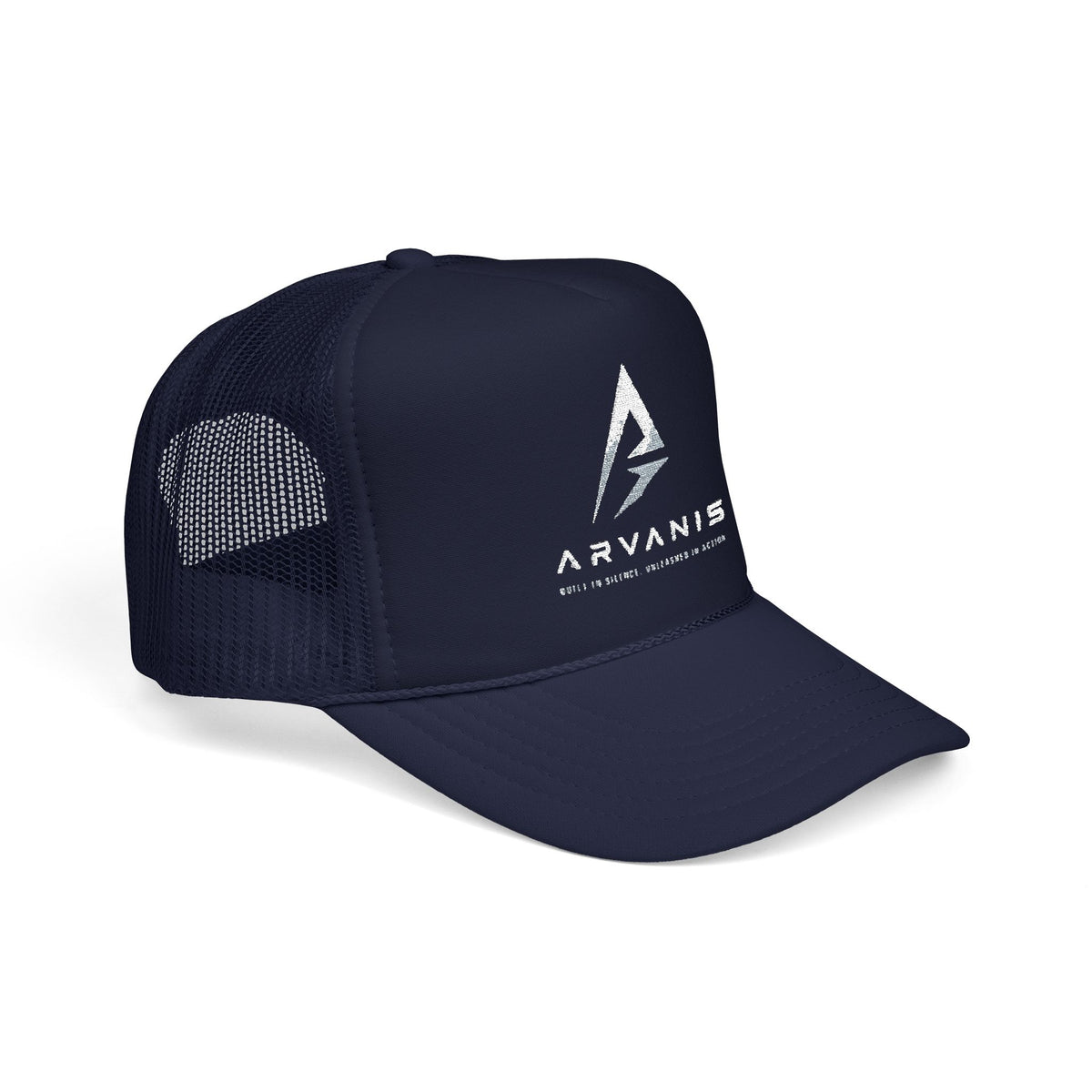 Arvanis Logo Trucker Hat — Vintage Distressed Foam Cap