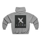Axiom Logo Hoodie — Minimal Streetwear Pullover with Back Graphic