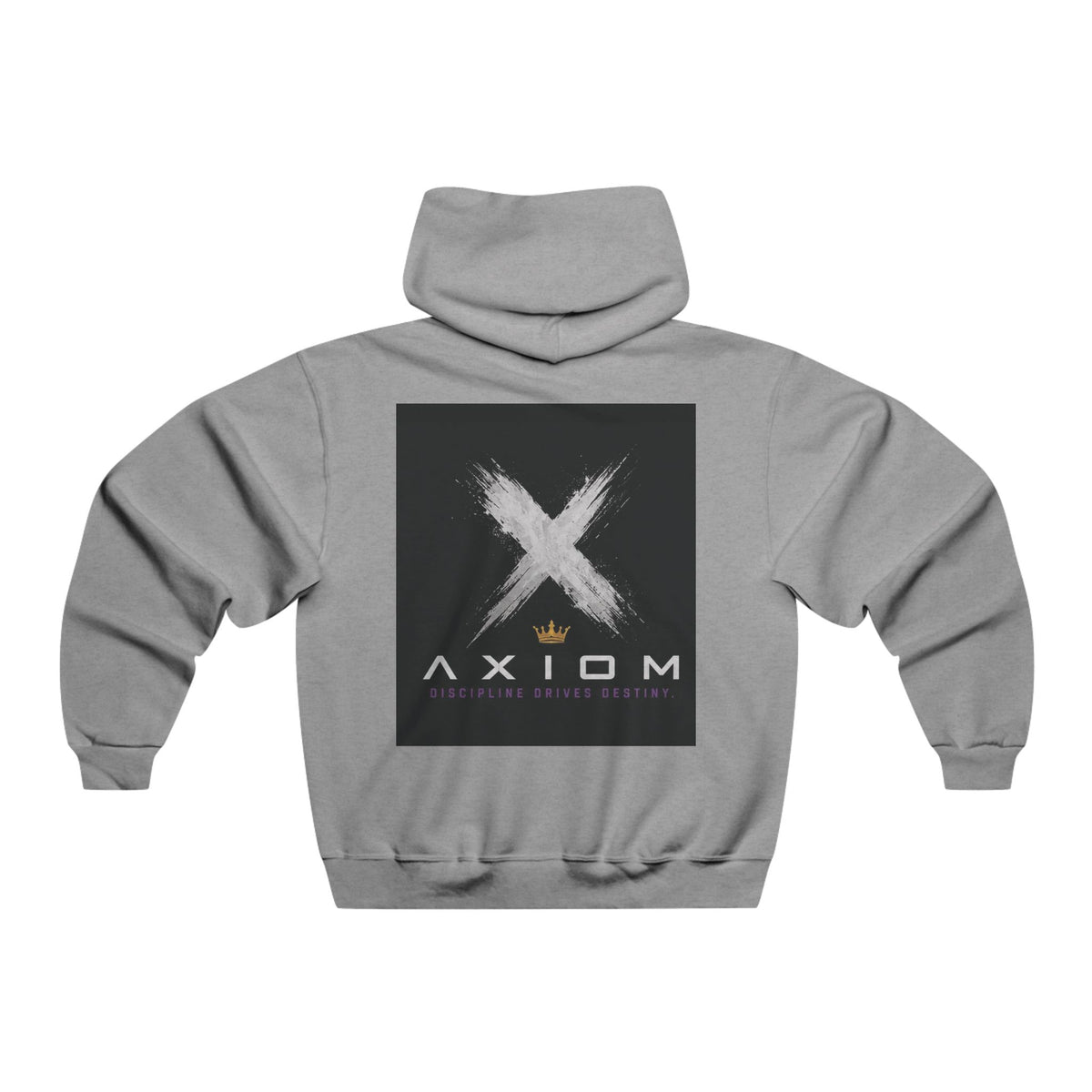 Axiom Logo Hoodie — Minimal Streetwear Pullover with Back Graphic