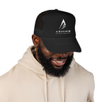 Arvanis Logo Trucker Hat — Vintage Distressed Foam Cap