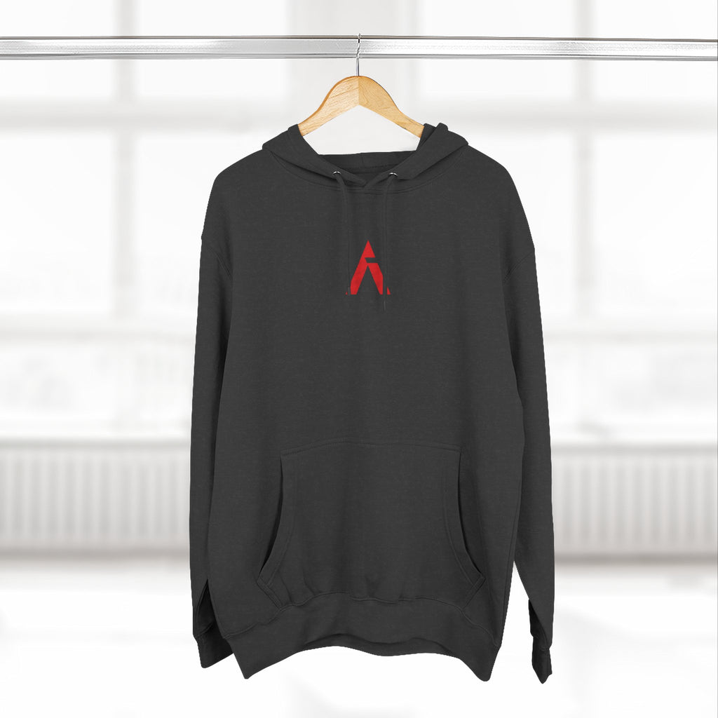 Ascend Mountain Logo Hoodie — Minimalist Outdoor Adventure Fleece