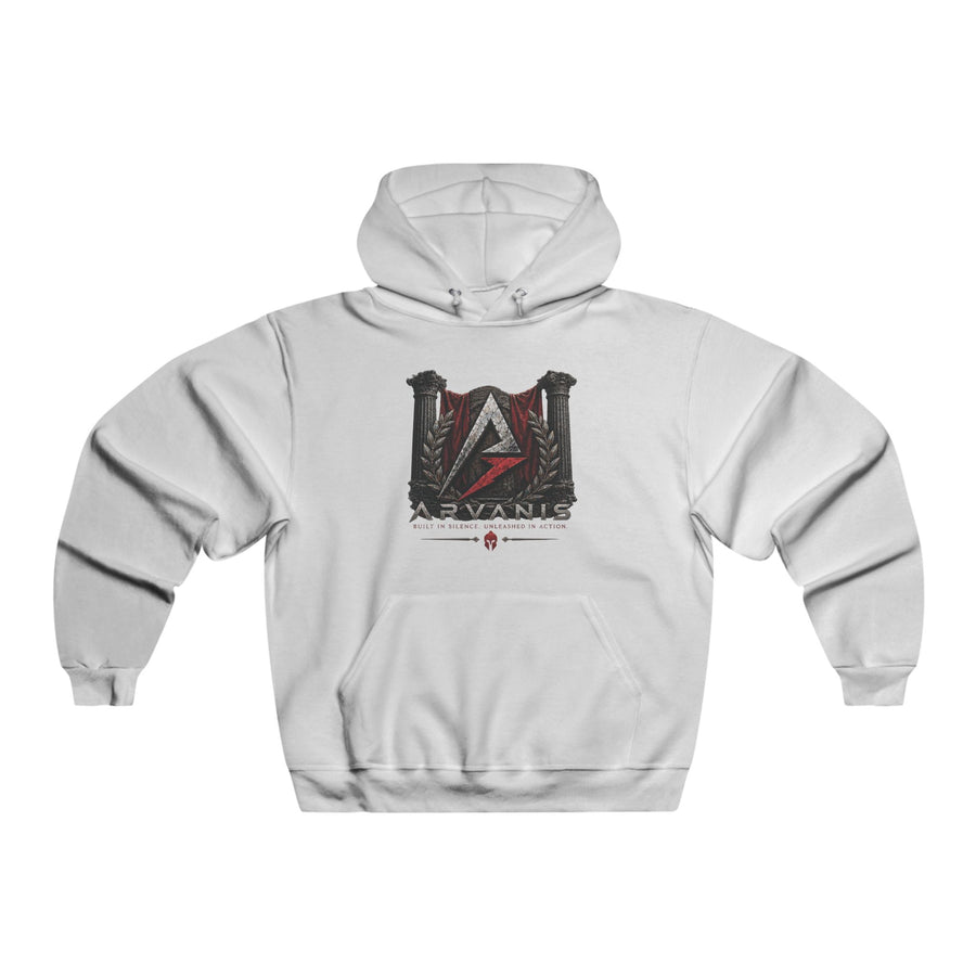Azavanc Crest Hoodie — Medieval Shield Logo Pullover