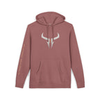 Pigment-Dyed Logo Hoodie — Bull Skull Front & Razera Back