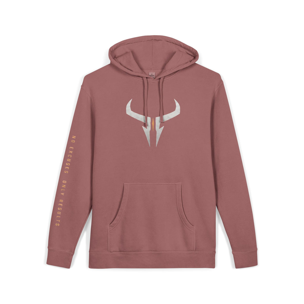 Pigment-Dyed Logo Hoodie — Bull Skull Front & Razera Back