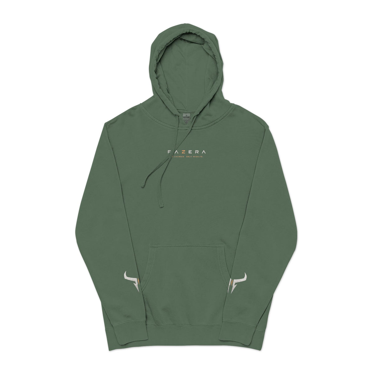 Razera Bull Logo Hoodie — Pigment-Dyed Pink Comfort Pullover
